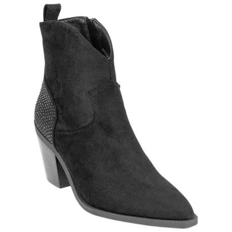 Botines Cowboy Impermeables con Tacón y Cremallera - D Angela DRB29149