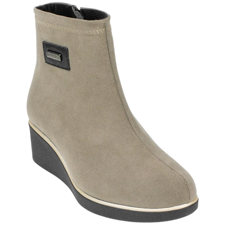 Botin Waterproof Marrón Licra Adaptable Plantilla Extraíble Cuña Media Doctor Cutillas 64841