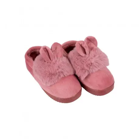Zapatillas de Casa Niña Invierno Conejito Beige Marron Rosa Bovet