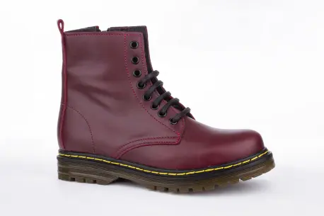 Botas Militares Mujer en Piel con Cremallera Brans 124 5 Botas Militares Mujer en Piel con Cremallera Brans 124 - Imagen 5