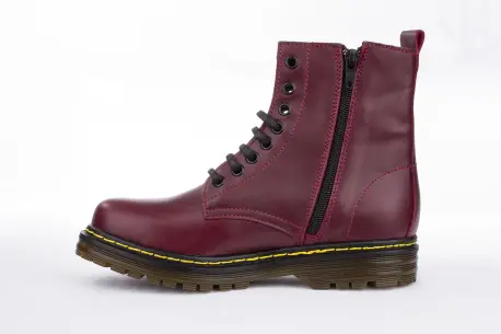 Botas Militares Mujer en Piel con Cremallera Brans 124 6 Botas Militares Mujer en Piel con Cremallera Brans 124 - Imagen 6