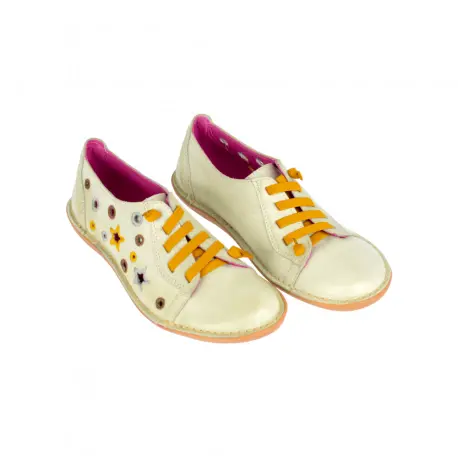 Zapatos Planos Mujer Piel Brans Motivos de Estrellas Talla 35