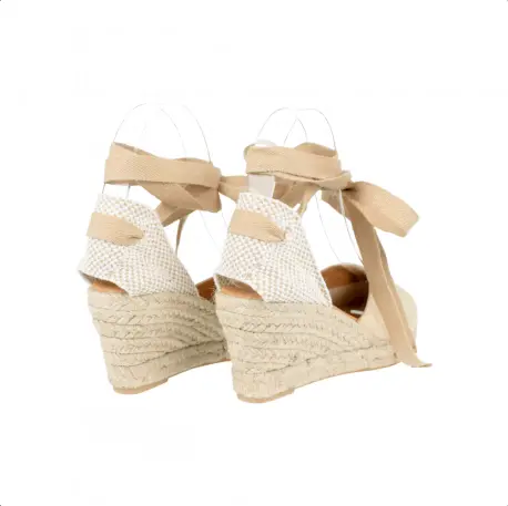Alpargatas Mujer 5 Cuerdas Cuña Media con Lazo Corte V Carmen García 171S5 19 Alpargatas Mujer 5 Cuerdas Cuña Media con Lazo Corte V Carmen García 171S5 - Imagen 19