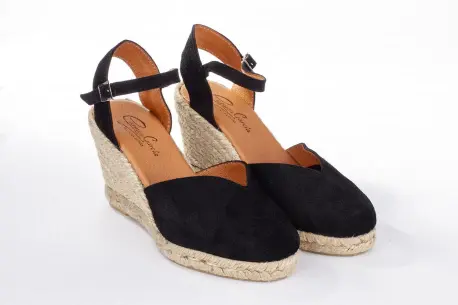 Cuñas Altas Esparto Mujer de 7 Cuerdas con Pulsera Corte V Carmen Garcia 173S7