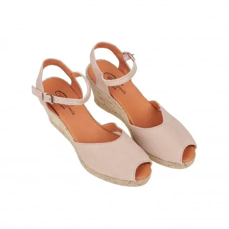 Cuñas Esparto Mujer Alta Punta Abierta 7 Cuerdas Carmen García 43S7