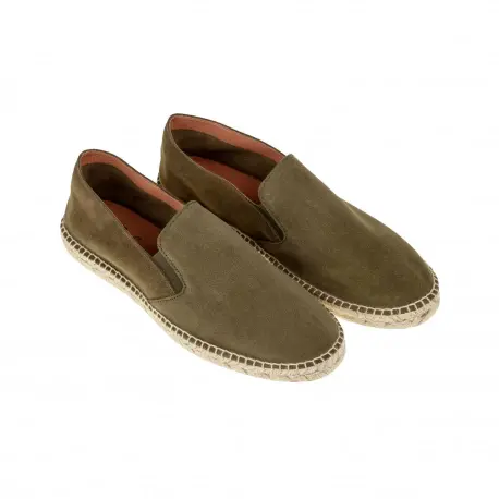 Alpargatas de Piel y Esparto para Hombre - Calidad Artesanal Carmen García 75S16