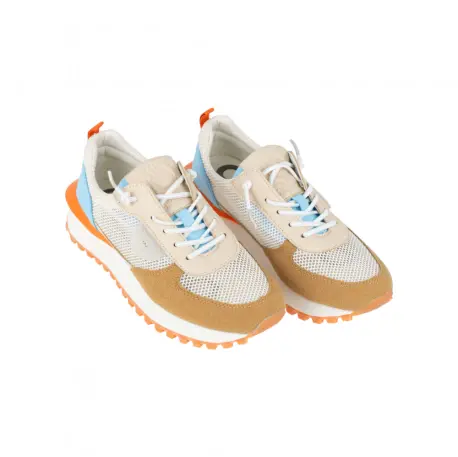 Deportivo de Rejilla Mujer Gris y Multicolor CHK10 Click 03