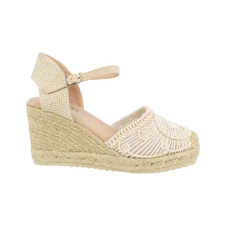 Esparteñas de cuña con plataforma y diseño de encaje Cómodas y elegantes DAngela DHA26053 5 Esparteñas de cuña con plataforma y diseño de encaje Cómodas y elegantes DAngela DHA26053 - Imagen 5