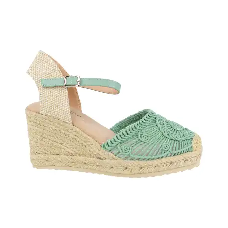 Esparteñas de cuña con plataforma y diseño de encaje Cómodas y elegantes DAngela DHA26053 2 Esparteñas de cuña con plataforma y diseño de encaje Cómodas y elegantes DAngela DHA26053 - Imagen 2