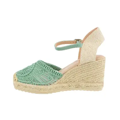 Esparteñas de cuña con plataforma y diseño de encaje Cómodas y elegantes DAngela DHA26053 3 Esparteñas de cuña con plataforma y diseño de encaje Cómodas y elegantes DAngela DHA26053 - Imagen 3