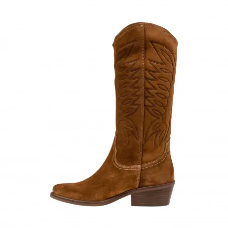 Botas Camperas de Piel Serraje Marrón de Valverde del Camino - Dakota Boots 67 CA 3 Botas Camperas de Piel Serraje Marrón de Valverde del Camino - Dakota Boots 67 CA - Imagen 3