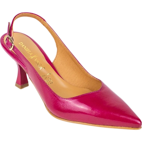 Zapatos de Salón Destalonados con Punta Fina y Tacón Medio - Daniela Vega 2315