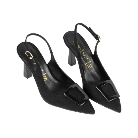 Salón Destalonado Tacón Detalle Geométrico Daniela Vega 2377