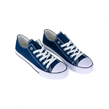 Zapatilla Lona Puntera de Goma Mujer 7-A12F