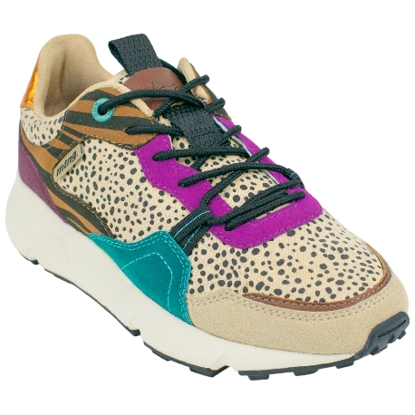 Zapatillas Urbanas Ultra Ligeras Multicolor Animal Print Mustang 60431