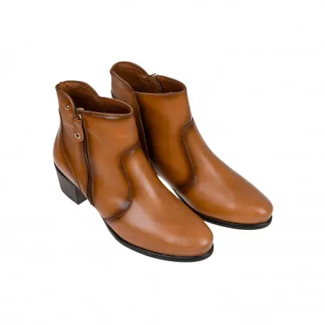 Botines de Piel Tacón Ancho Confort Desirée FRAY2