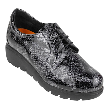 Zapato Piel Charol Cuña y Cordón Doctor Cutillas 89546