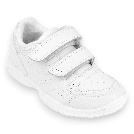 Zapatillas Escolares Joma Blancas para Niño y Niña con Puntera Reforzada - SCHOOL JR 2102