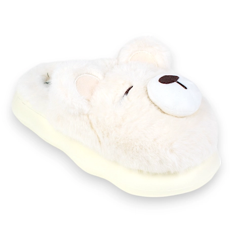 Pantufla Mujer Invierno Abierta Oso Jomix Shoes MD9641