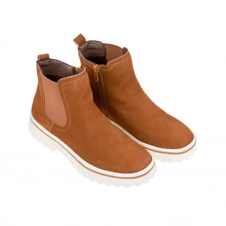 Botín Chelsea Mujer Piel Serraje - Kelara K11247