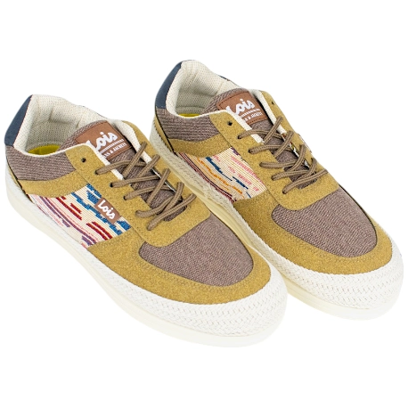 Zapatillas Lois Hombre esparto lona estampada 61387 3 Zapatillas Lois Hombre esparto lona estampada 61387 - Imagen 3