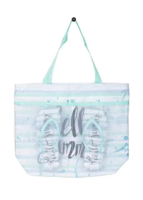 Sandalia Mas Bolso Mujer Playa Estampado Lovett k02010 y k02011