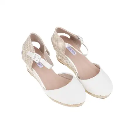 Mandarina Shoes Cuñas Media Cerrada LAURA