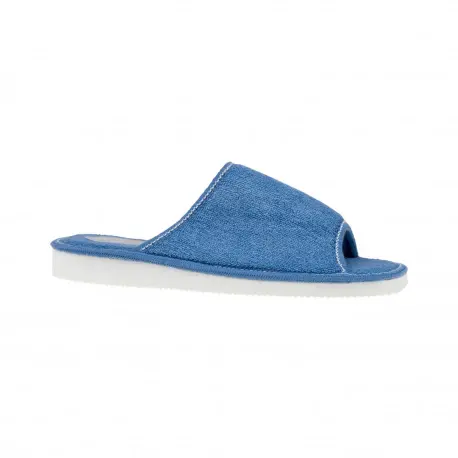 Zapatilla Casa Mujer Verano Abierta Toalla Nellakis 170 Azul 2 Zapatilla Casa Mujer Verano Abierta Toalla Nellakis 170 Azul - Imagen 2