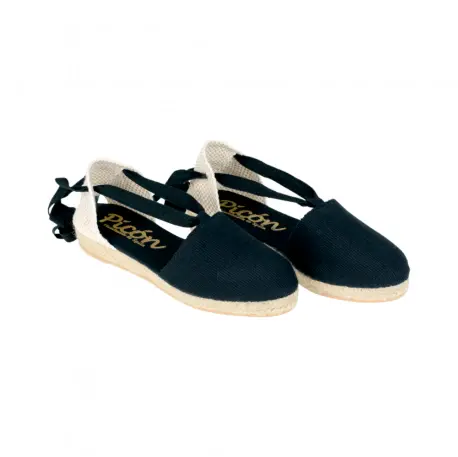 Alpargatas Planas Mujer con Cintas - Picón 130