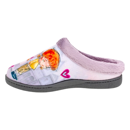 Zapatilla Casa Mujer Invierno Abierta Enamorados Plumaflex 12213 2 Zapatilla Casa Mujer Invierno Abierta Enamorados Plumaflex 12213 - Imagen 2