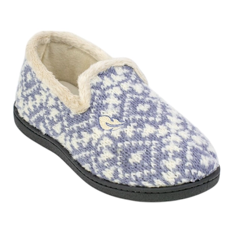 Zapatilla Casa Mujer Invierno Cerrada Lana Plumaflex 12030