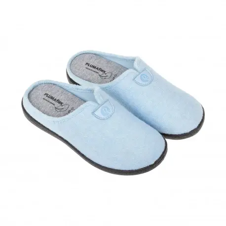Pantufla Mujer Verano Abierta Rizo Plumaflex 12104 Varios Colores