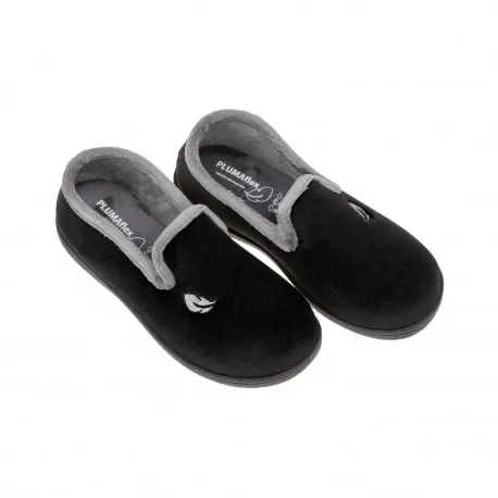 Pantuflas de Mujer Invierno Cerradas azul rosa azul marino fucsia negro gris verde violeta Vivo Color Plumaflex 12203