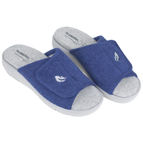 Zapatilla Casa Mujer Verano Pala Abierta Velcro Cuña Plumaflex 14511 3 Zapatilla Casa Mujer Verano Pala Abierta Velcro Cuña Plumaflex 14511 - Imagen 3