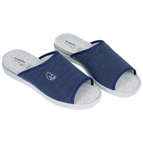 Zapatillas de Casa Pinki Lona Plumaflex 12459 3 Zapatillas de Casa Pinki Lona Plumaflex 12459 - Imagen 3