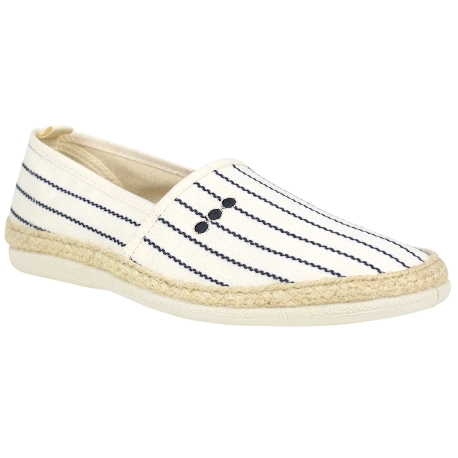 Alpargatas Hombre Beis con Estampado de Rayas Azules - Potomac 540