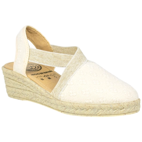 Alpargatas Cuña Media Beis- Hechas en España - Roal 18023