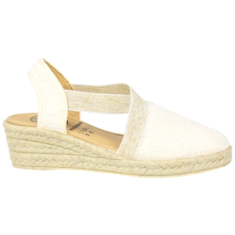 Alpargatas Cuña Media Beis- Hechas en España - Roal 18023 2 Alpargatas Cuña Media Beis- Hechas en España - Roal 18023 - Imagen 2