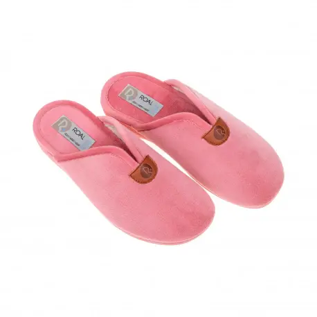Pantuflas para Mujer Invierno Abiertas Cuña Azul Marino Rosa y Azul Roal 700