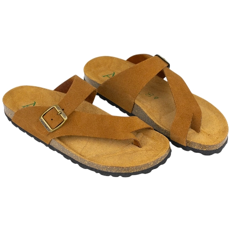 Sandalias Bio de Piel Serraje para Hombre Estilo Dedo - Autenti 4248 3 Sandalias Bio de Piel Serraje para Hombre Estilo Dedo - Autenti 4248 - Imagen 3