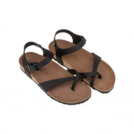 Sandalias Bio de Mujer Blancas Marrones y Negras Entrededo Pulsera de Piel Suver 520014 10 Sandalias Bio de Mujer Blancas Marrones y Negras Entrededo Pulsera de Piel Suver 520014 - Imagen 10