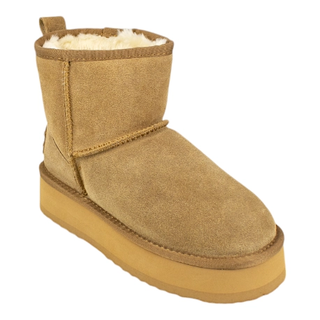 Botín australiano con plataforma serraje Top3 Samil