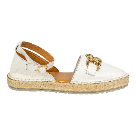 Alpargatas Planas en Piel Negro Pulsera Estribo Punta Talón Top3 SR24510 6 Alpargatas Planas en Piel Negro Pulsera Estribo Punta Talón Top3 SR24510 - Imagen 6