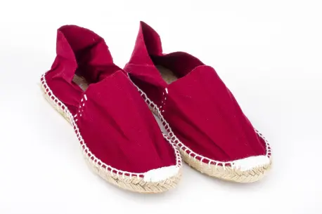 alpargatas planas baratas en tela y esparto - 01000