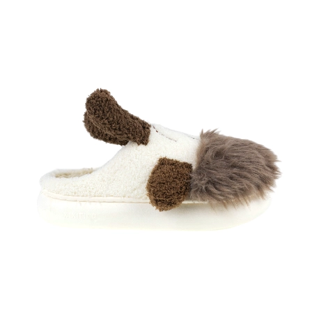 Pantuflas de Mujer y niña Invierno Abiertas Beis Dibujo Perro D006cehdjxt 5 Pantuflas de Mujer y niña Invierno Abiertas Beis Dibujo Perro D006cehdjxt - Imagen 5
