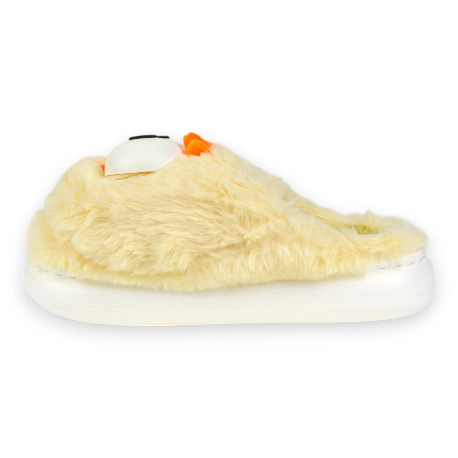 Pantufla Mujer Invierno Cerrada Pollo Amarillo 4 Pantufla Mujer Invierno Cerrada Pollo Amarillo - Imagen 4