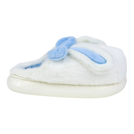 Zapatillas de Casa Mujer y NIña Invierno Abiertas Blanco de Conejo D006cehdjxt 4 Zapatillas de Casa Mujer y NIña Invierno Abiertas Blanco de Conejo D006cehdjxt - Imagen 4