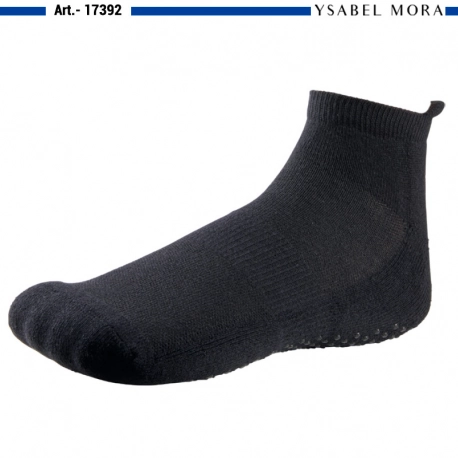 Calcetín Deportivo Antideslizantes Negro para Hombre Yoga y Pilates Ysabel Mora 17392