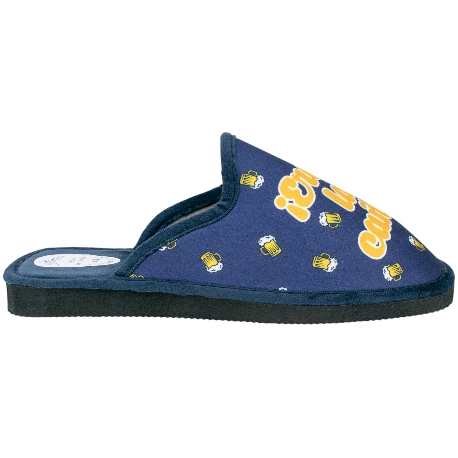 Zapatilla Casa Hombre con Lema Eres la Caña Nellakis 638 2 Zapatilla Casa Hombre con Lema Eres la Caña Nellakis 638 - Imagen 2