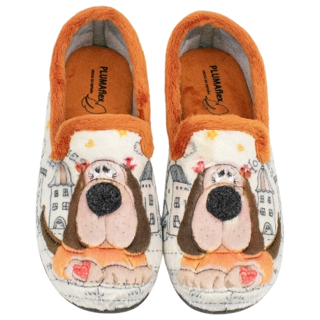 Zapatilla Cerrada Perro Plumaflex 12282
